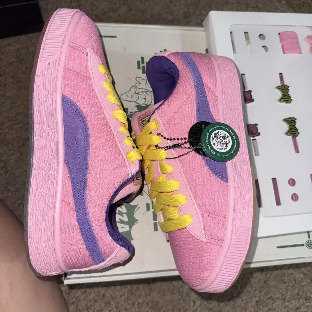 Size 5.5 - Teenage Mutant Ninja Turtles x Puma Suede XL 2 Big Kid Krang LEP